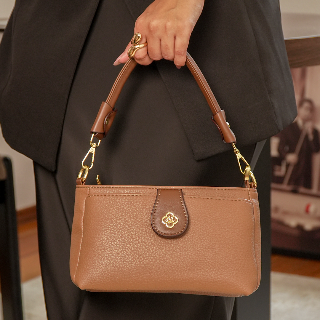 Bolsa Preciosa Tiracolo em Couro + Brinde Exclusivo