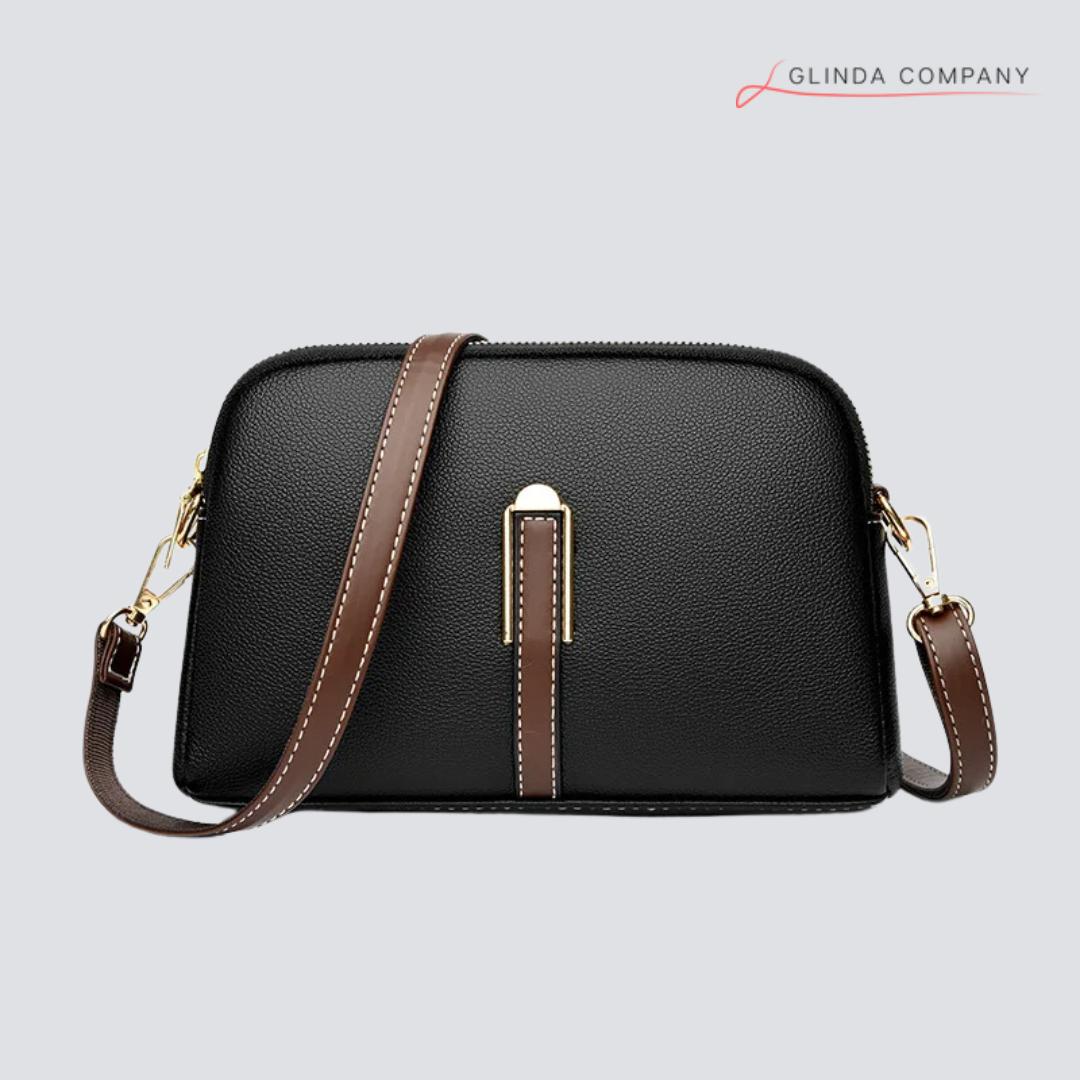 Bolsa de Ombro Divelle: Feita em Couro