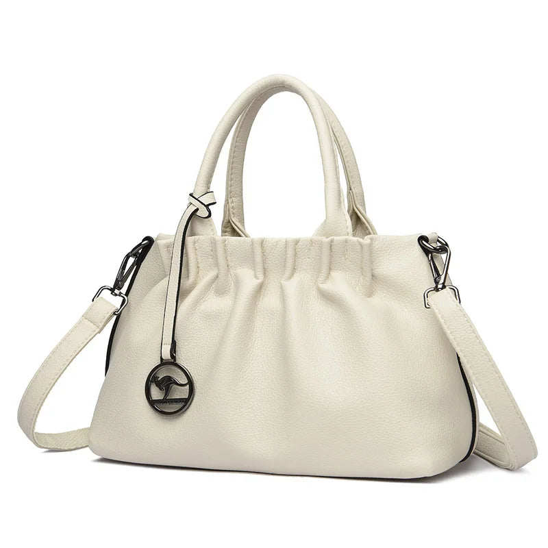 Bolsa Crossbody Alexandria: Feita em Couro Genuíno