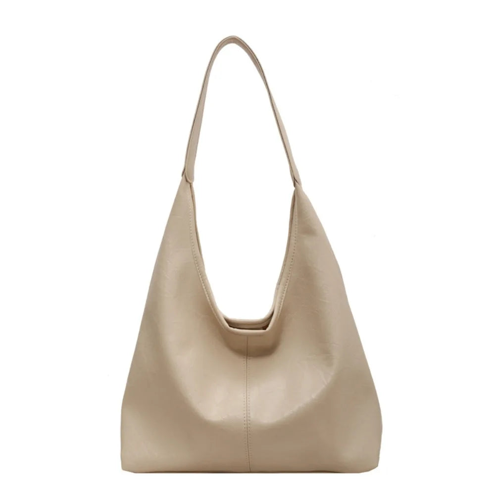 Bolsa Hobo Couro de Alça Grande - Feminina