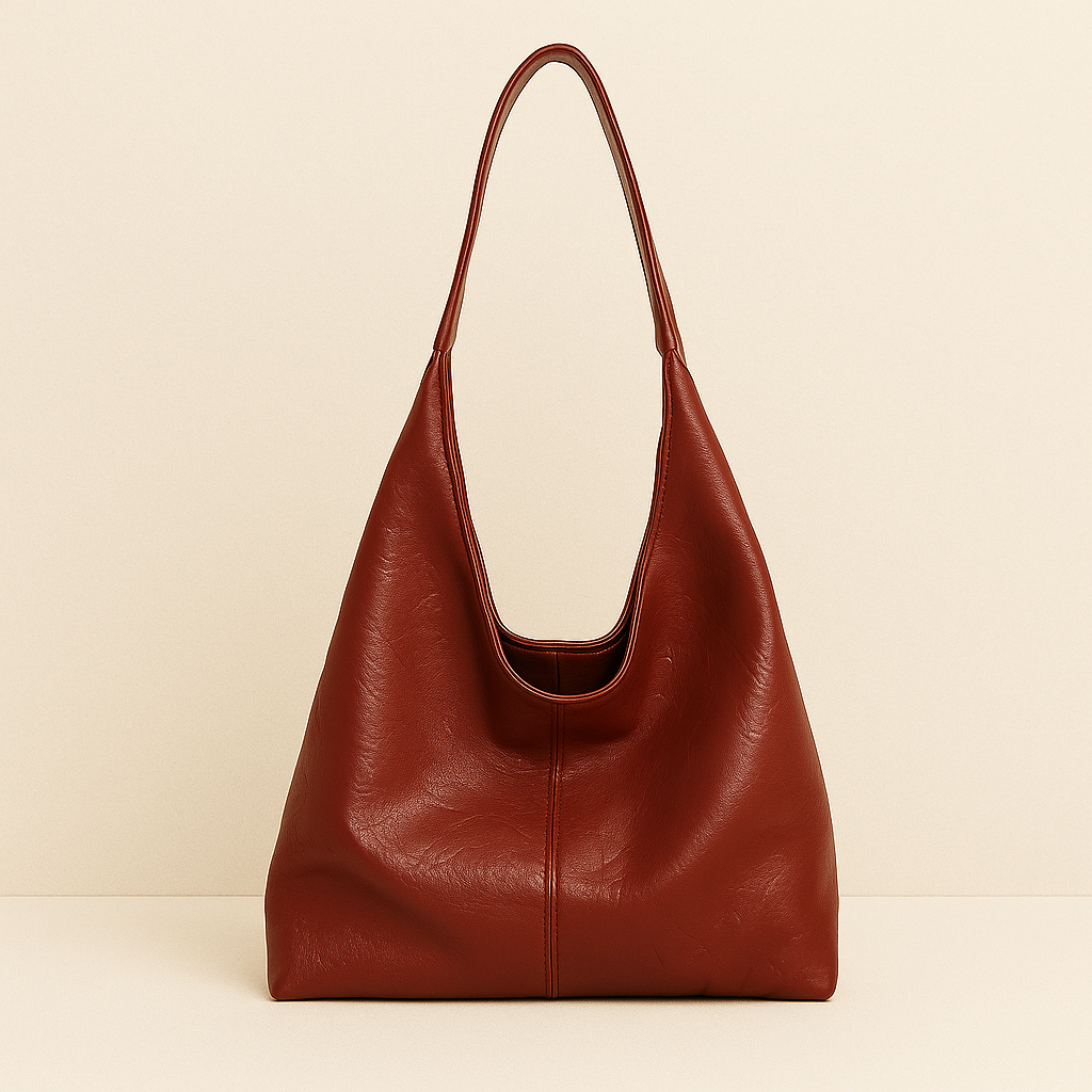 Bolsa Hobo Couro de Alça Grande - Feminina