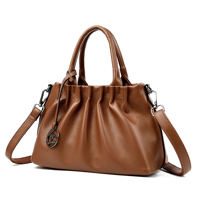 Bolsa Crossbody Alexandria: Feita em Couro Genuíno